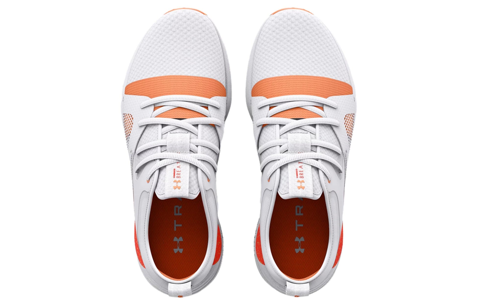 (WMNS) Under Armour Charged Breathe Lace TR 'White Orange Tropic' 3025058-108
