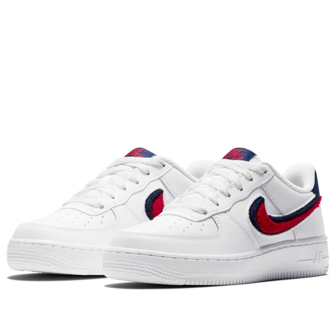 (GS) Nike Air Force 1 LV8 'Chenille Swoosh' AO3620-101