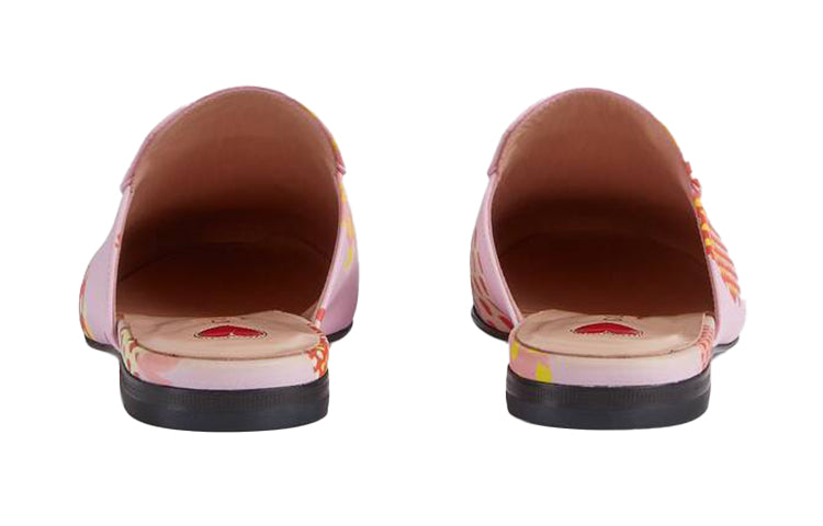 (WMNS) Gucci Princetown Slippers 'Pink Orange' 664201-22M10-5770