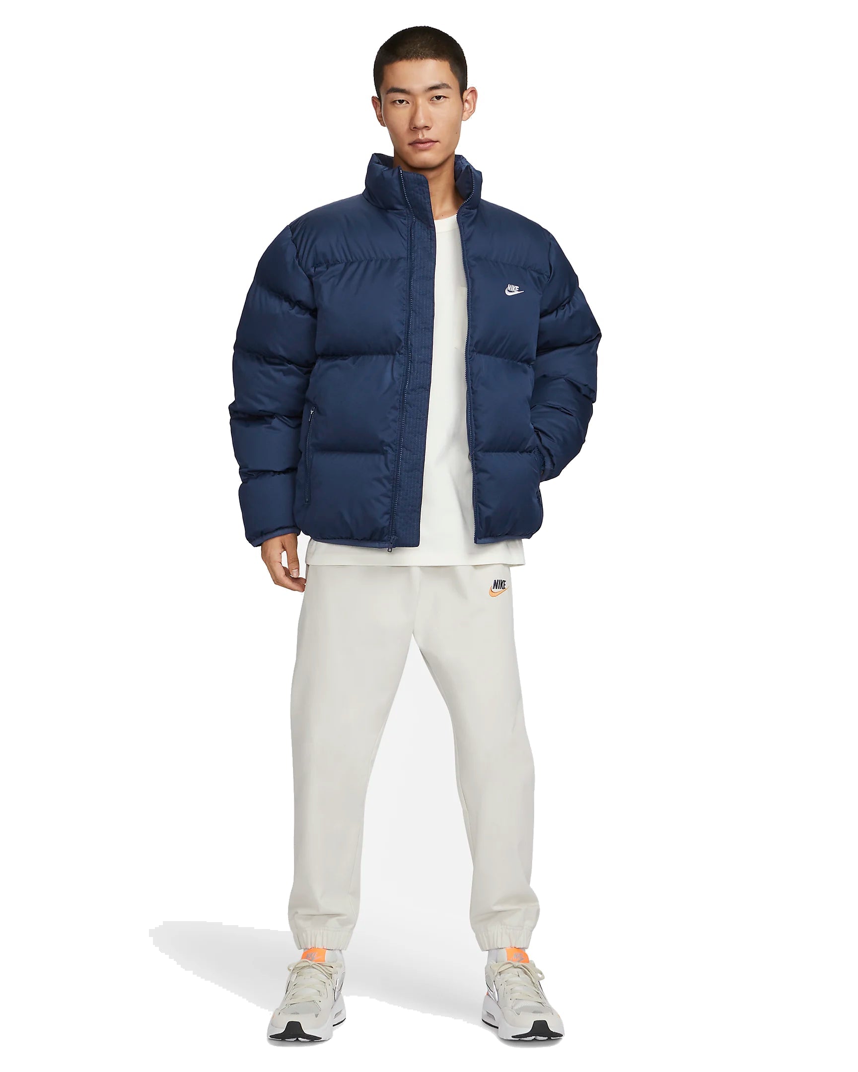 Nike Sportswear Club Padded Jacket Asia Sizing 'Navy' FB7369-410