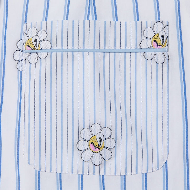 (WMNS) Gucci Interlocking G And Flower Print Skirt 'White Light Blue' 781768-ZAQFC-9241