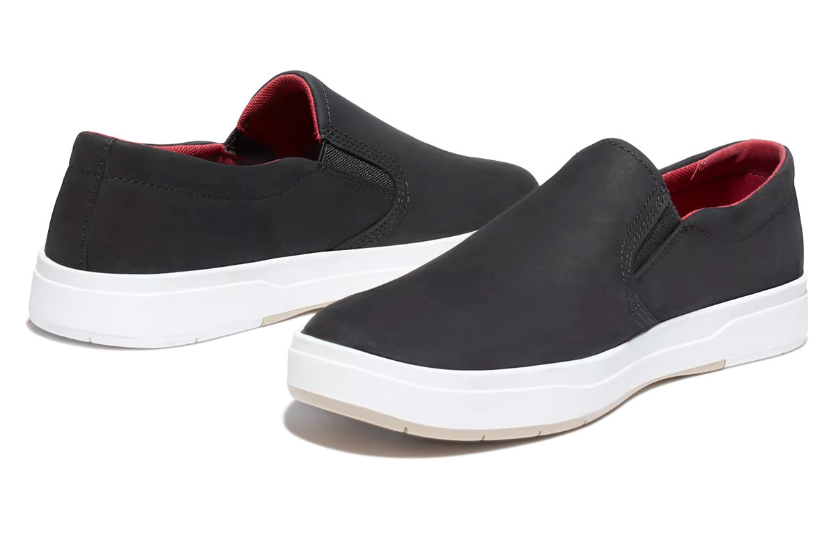 Timberland Davis Square Slip-Ons 'Black Nubuck' A2QRM001