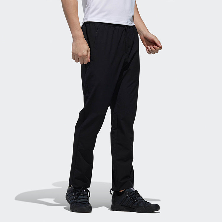 adidas Softshell Pants Outdoor Sports Trousers Black DW3804