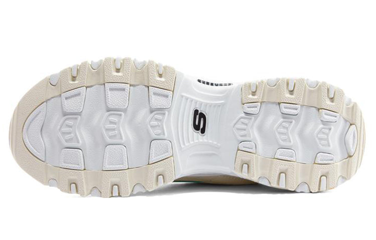 (WMNS) Skechers D'Lites 1.0 'White Teal' 896140-NTMT