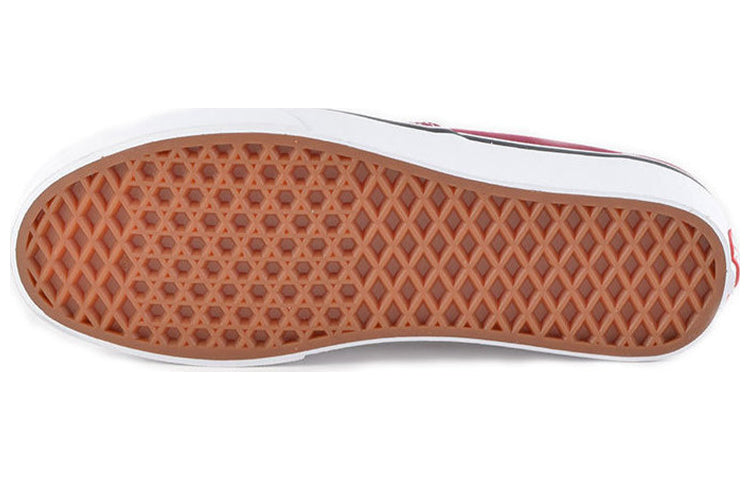 Vans Authentic Wear-resistant Non-Slip Lightweight Low Tops Casual Skateboarding Shoes Unisex Red VN0A38EMQSQ