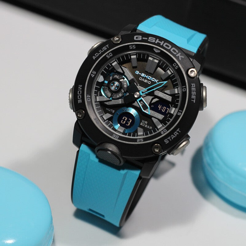 CASIO G-Shock Analog-Digital 'Black Blue' GA-2000-1A2PR
