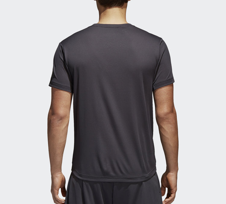 adidas Logo Printing Sports Short Sleeve Black CE0818