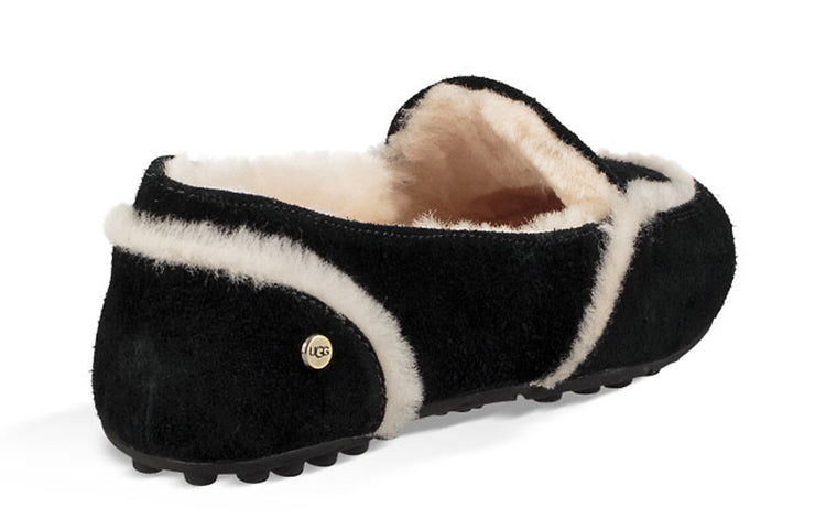 (WMNS) UGG Hailey Loafer 'Black' 1020029-BLK