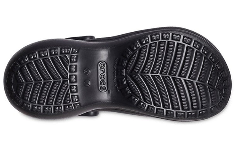 (WMNS) Crocs Classic Clog Retro Sandals Black Silver 206662-067