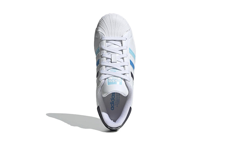 (GS) adidas Superstar Shoes 'White Bliss Blue' GY9327