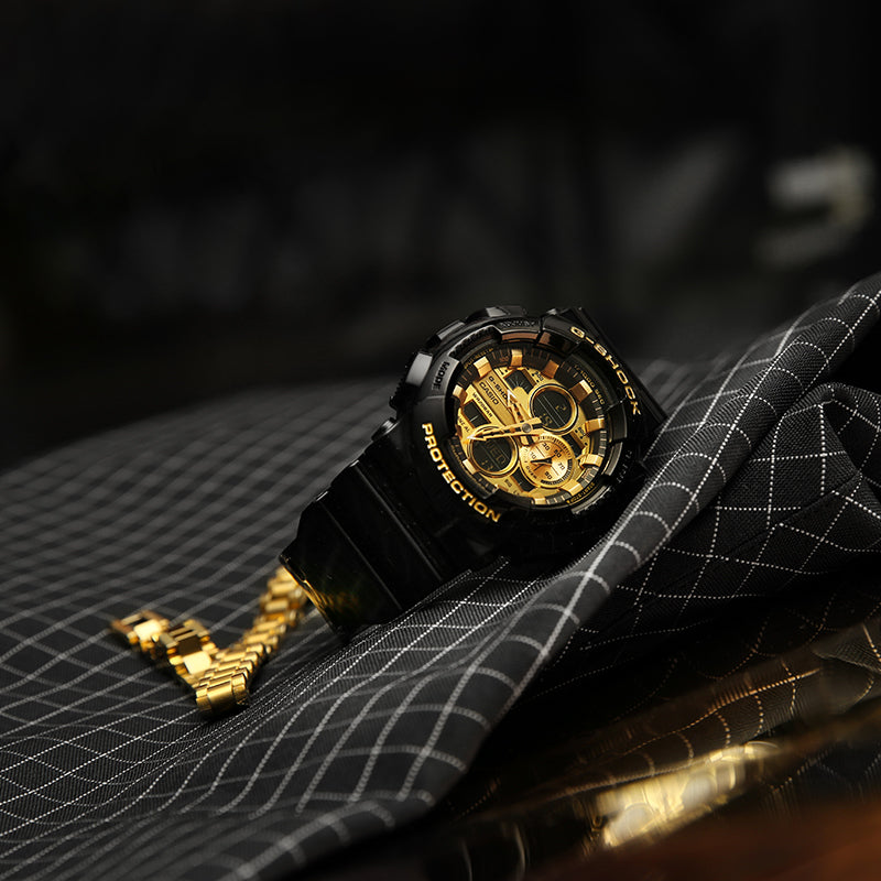 CASIO G-Shock Analog-Digital 'Black Gold' GA-140GB-1A1