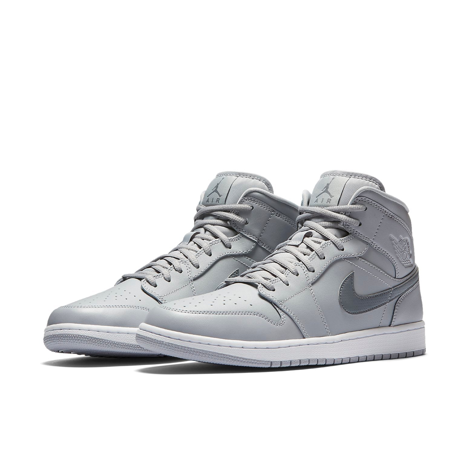 Air Jordan 1 Mid 'Wolf Grey' 554724-033