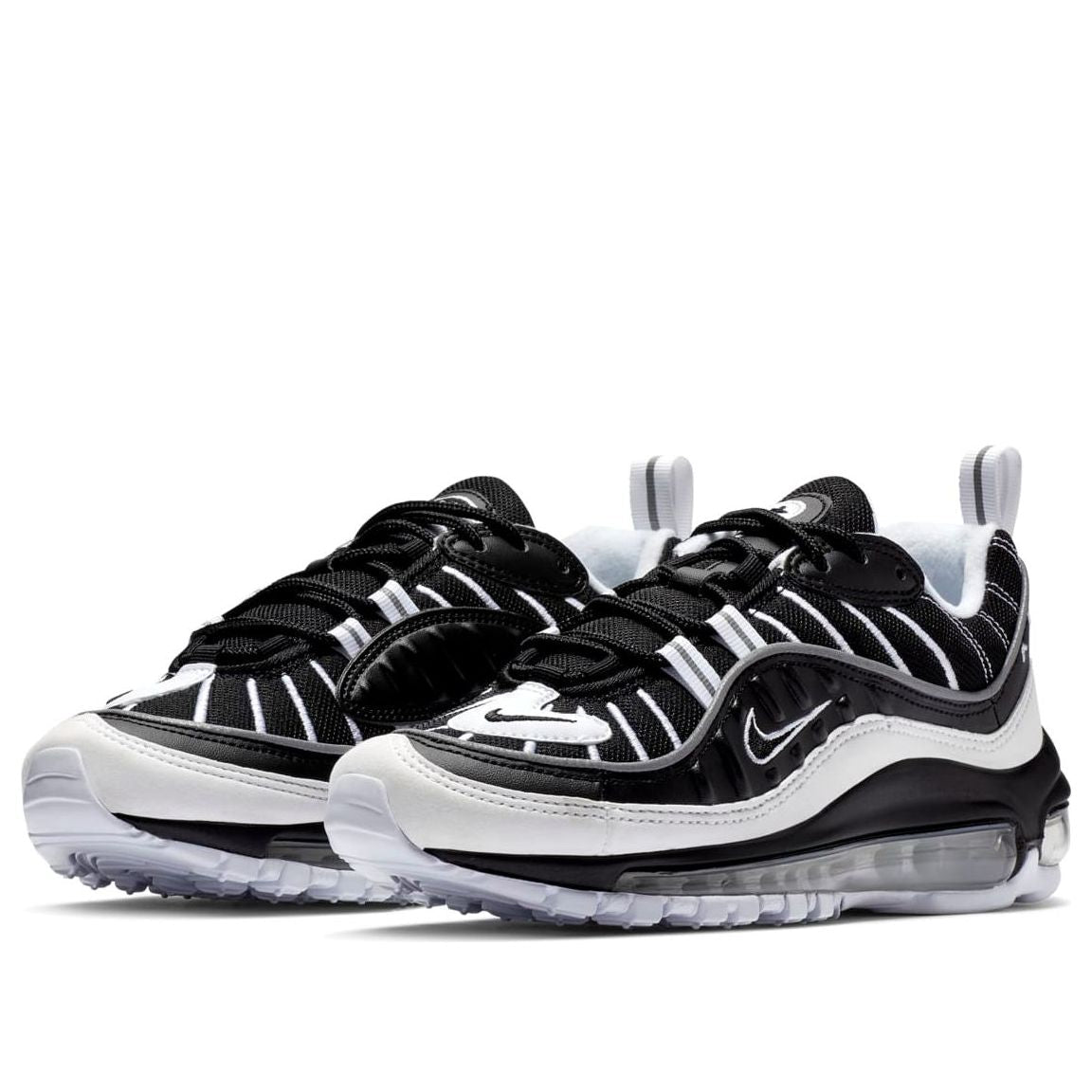 (GS) Nike Air Max 98 'Black Silver' BV4872-001