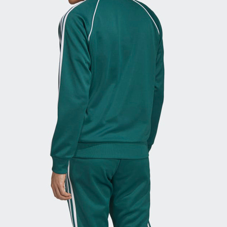 adidas originals Sst Track Top Zipper Sports Jacket Green EJ9683