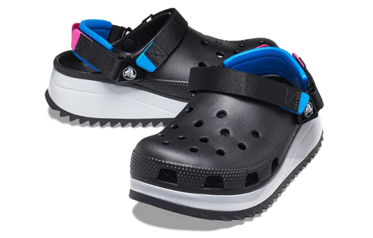 Crocs Classic Hiker Clog Sports Black Blue Red Sandals 'Black Blue Red' 206772-001