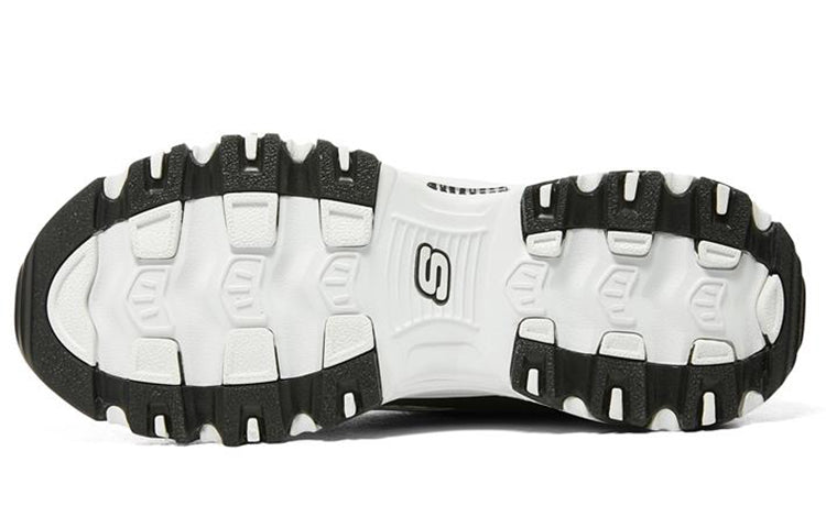 (WMNS) Skechers D'Lites 1.0 'Black White' 149925-BKW