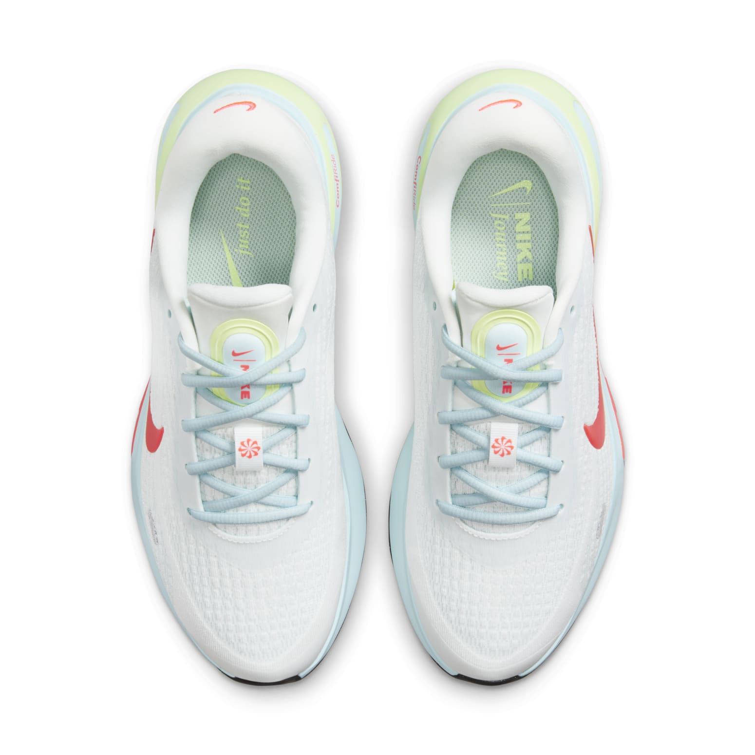 (WMNS) Nike Journey Run 'Summit White Bright Crimson' FJ7765-101