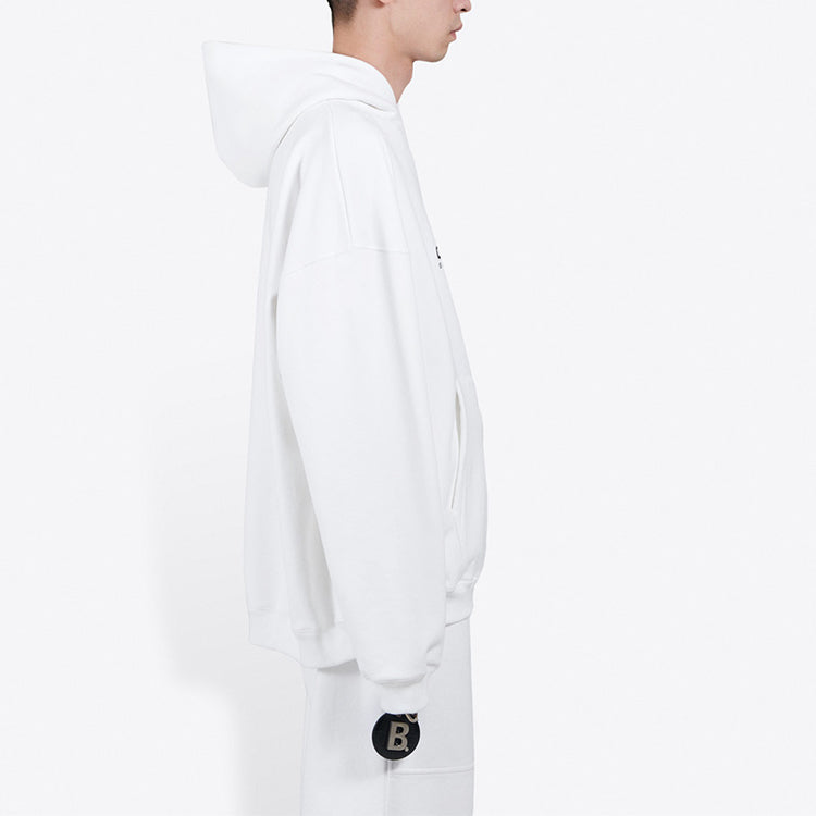 Men's Balenciaga Alphabet Printing Loose White 620973TIVD49000