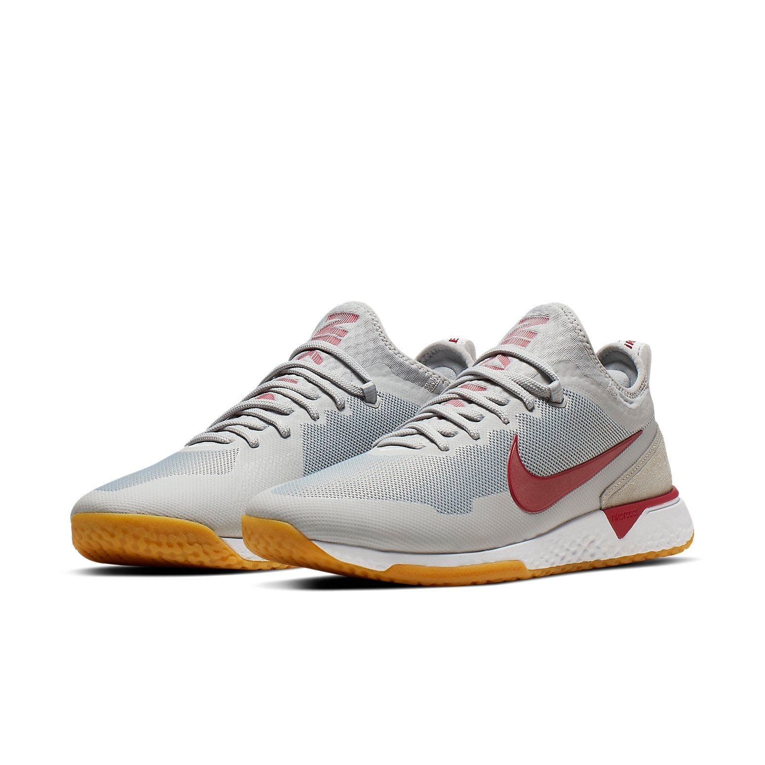Nike F.C. Soccer Shoes Grey/Red AQ3619-061