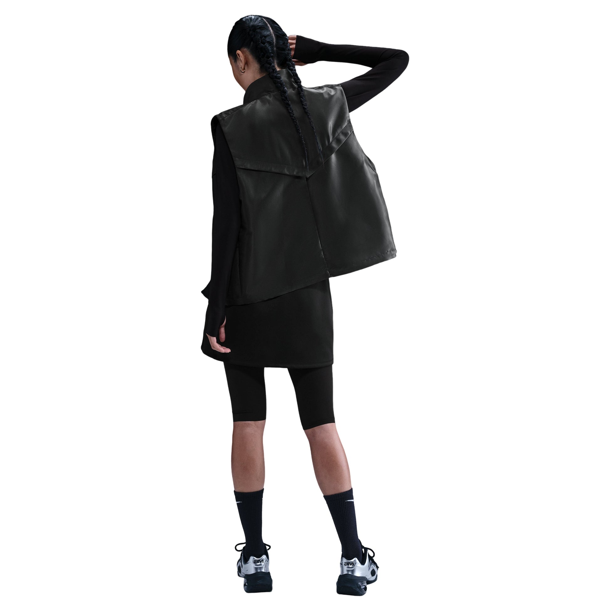(WMNS) Nike Sportswear Windrunner Vest 'Black White' HV2473-010
