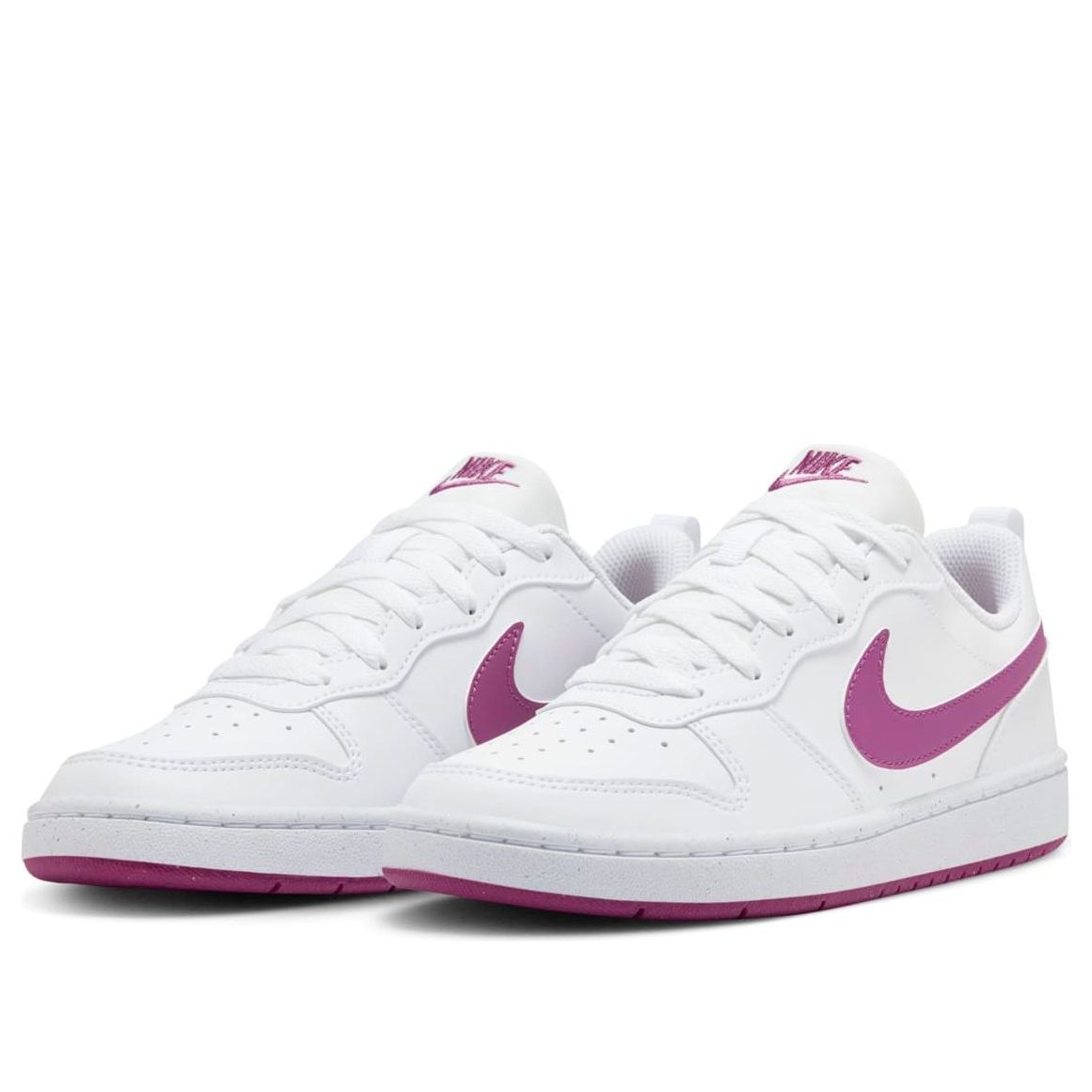 (GS) Nike Court Borough Low Recraft 'White Hot Fuchsia' DV5456-121