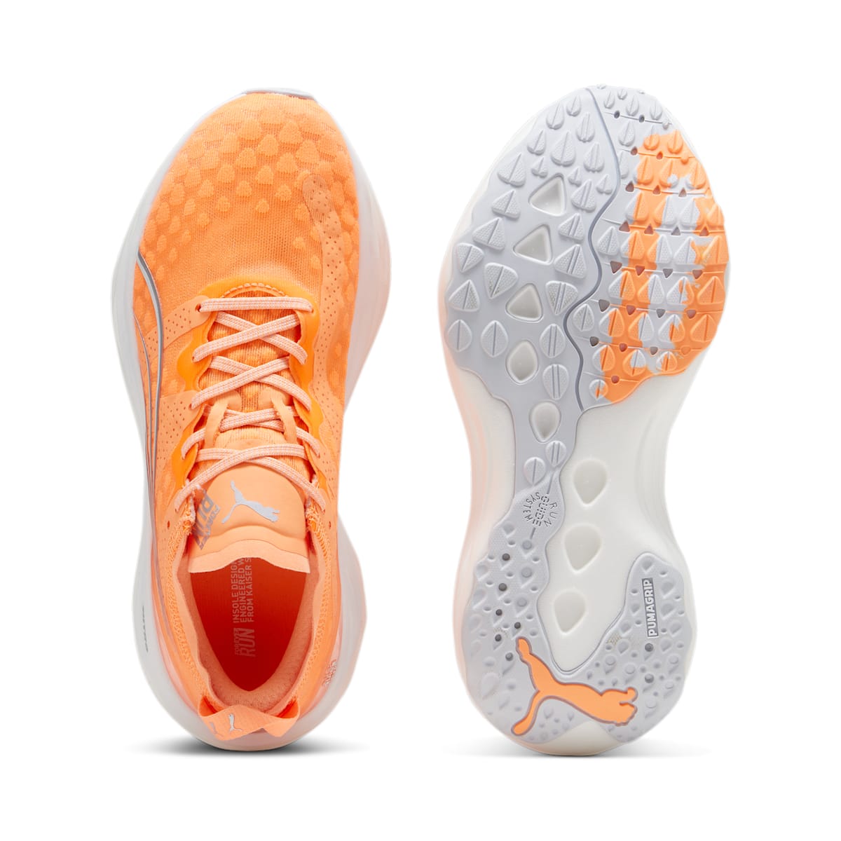 (WMNS) PUMA ForeverRun Nitro 'Neon Citrus Silver Mist' 377758-17