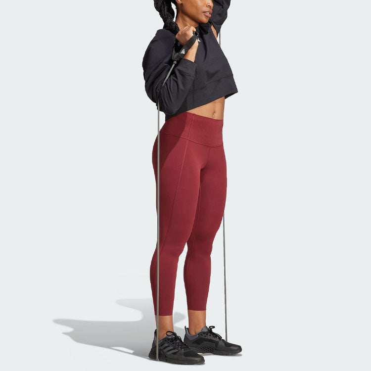 (WMNS) adidas Optime Power 7/8 Leggings 'Red' IA7163