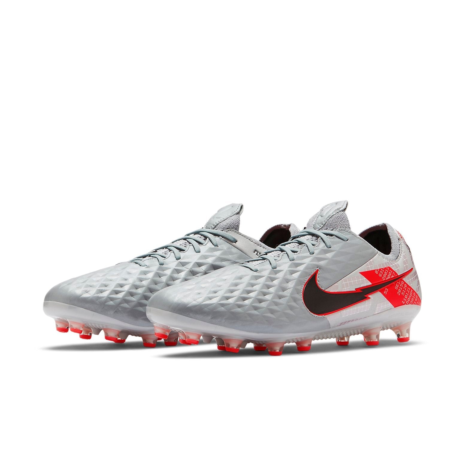Nike Tiempo Legend 8 Elite AG Pro 'Metallic Grey Crimson' CW0599-906