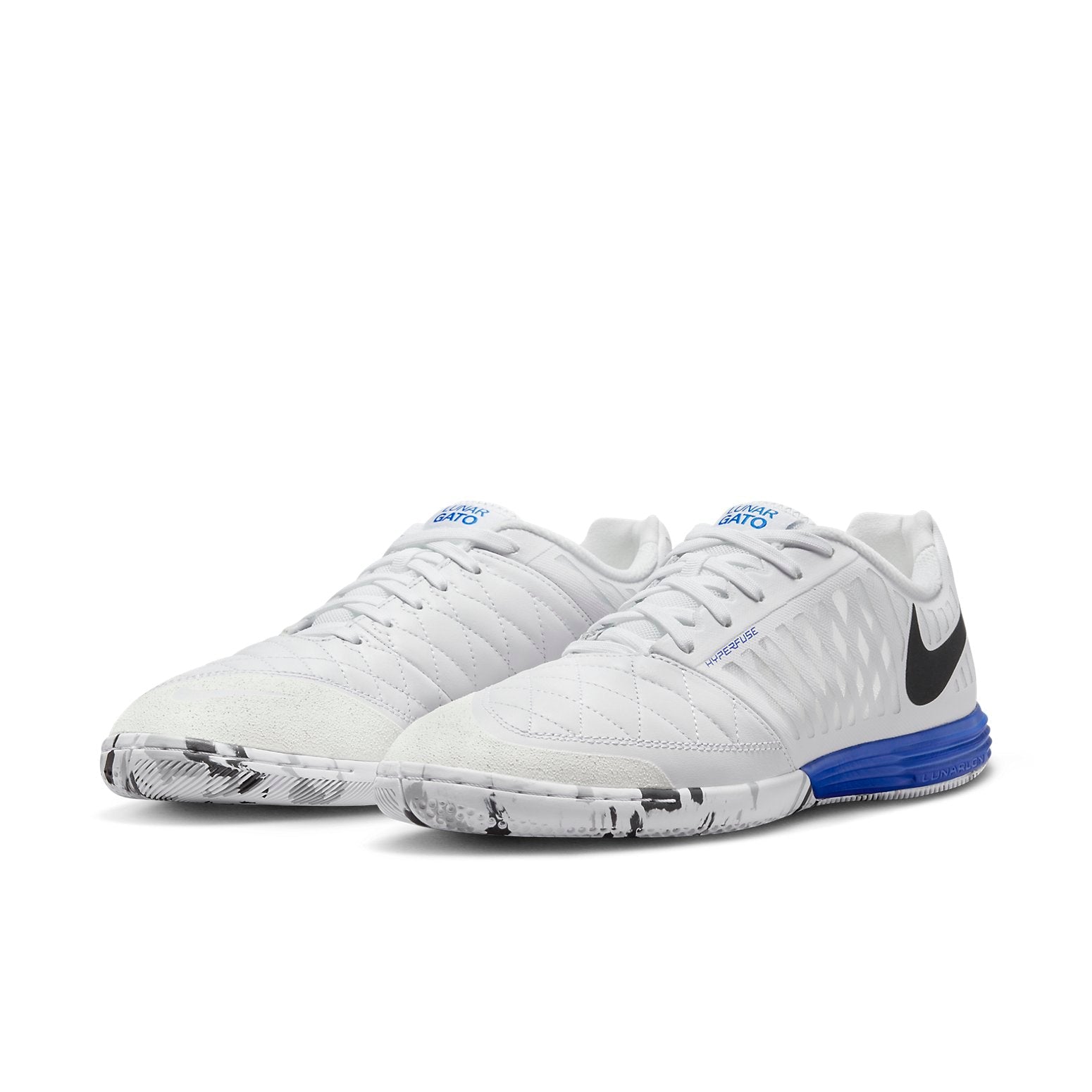 Nike Lunar Gato II IC 'White Glacier Blue Camo' 580456-104