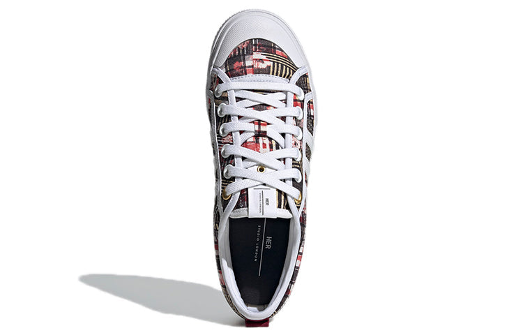 (WMNS) adidas x Her Studio London Nizza Platform 'Checkered' H00530
