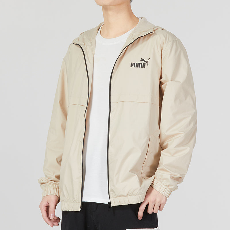 PUMA ESS Solid Windbreaker Logo 'Beige' 849462-88