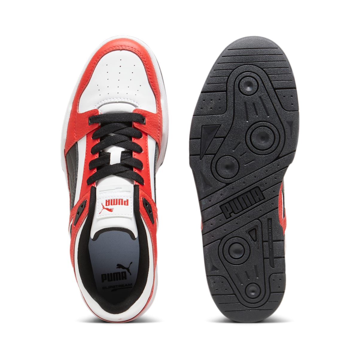 PUMA Slipstream Leather 'White Black Red' 387544-25