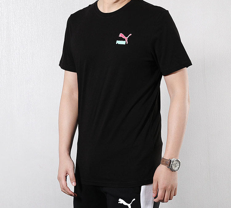 PUMA Graphic Logo Tee 'Black' 579124-01
