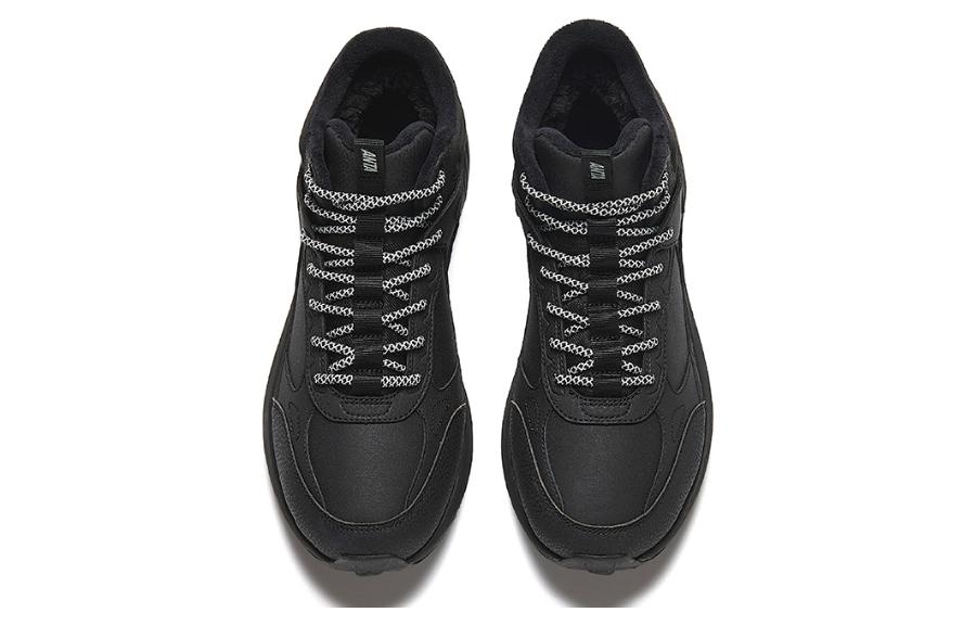 ANTA Mid Top Hiking Shoes 'Black Grey' 112348986-1
