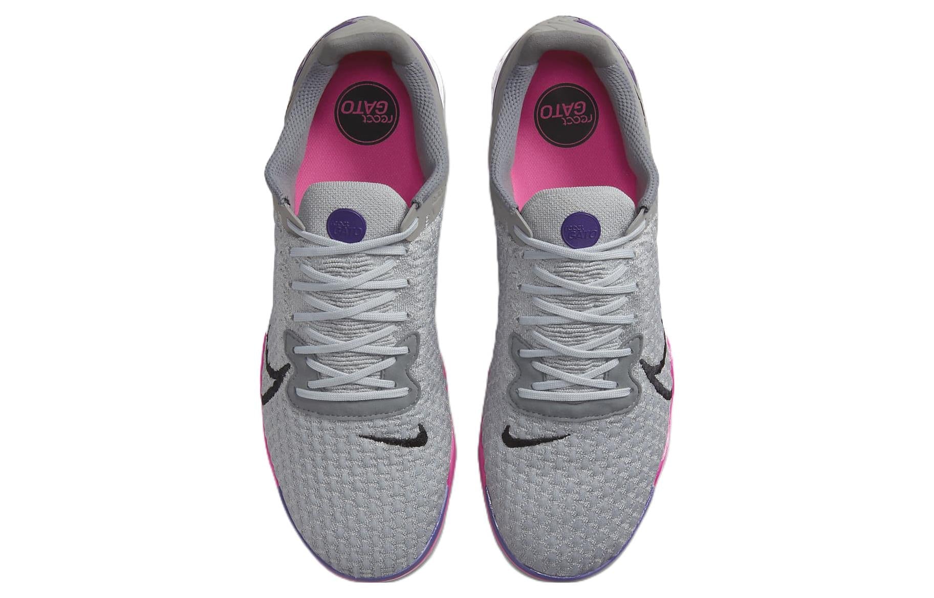 Nike React Gato 'Light Smoke Grey Electro Purple' CT0550-056