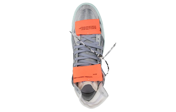 Off-White Off-Court 3.0 High-Top Board Shoes Creamy/White OMIA065S21LEA0016145