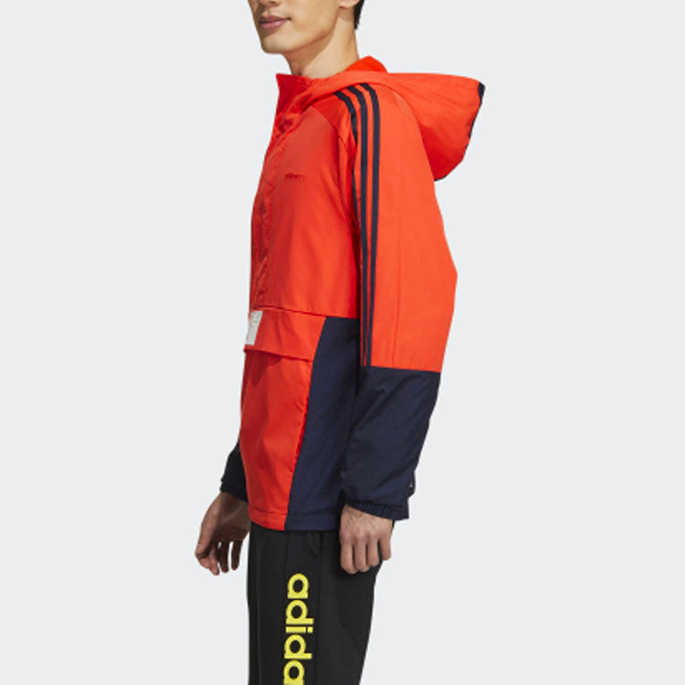 adidas neo Casual Sports Jacket Orange Yellow GM2295