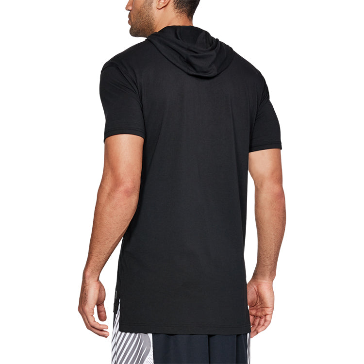 Under Armour SC30 Short Sleeve Hoodie 'Black' 1306010-001