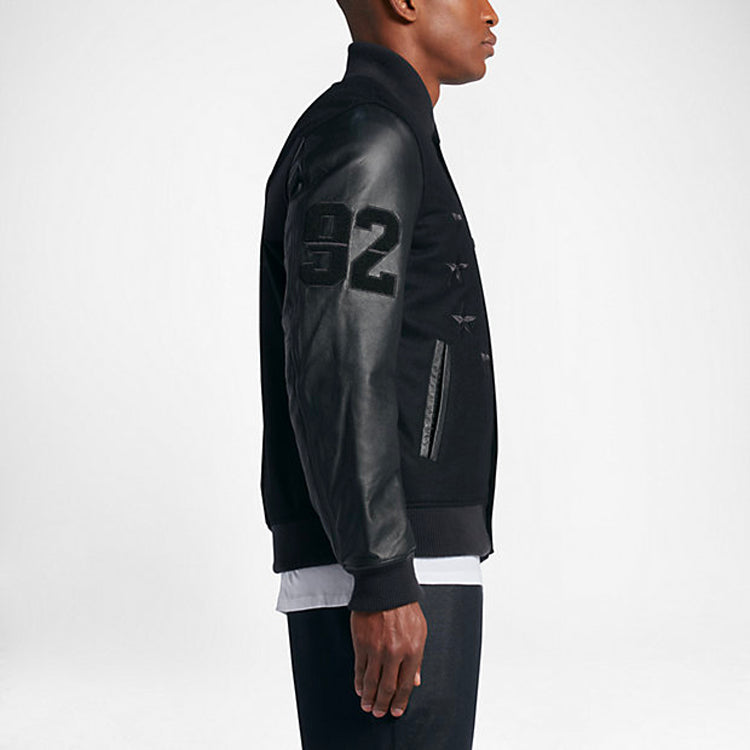 Men's Nike Destroyer Jacket Pattern Windproof Stay Warm Black 802645-010