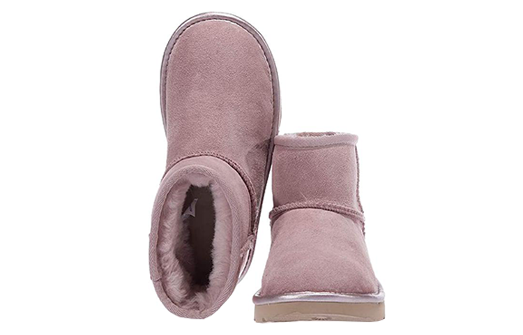 (GS) UGG Classic Mini Shine 'Pink Rose' 1130778K-RSGRY