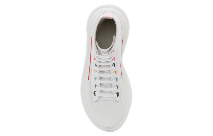 (WMNS) Alexander McQueen Tread Slick Boot 'White Multicolor' 611706W4MVG9650