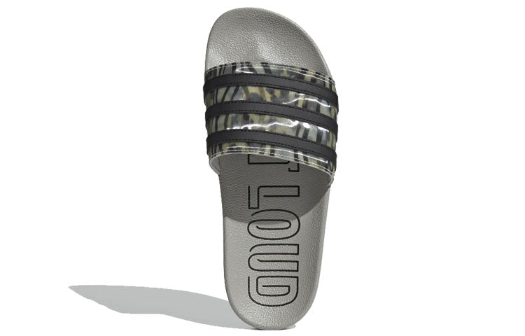 (WMNS) adidas originals Adilette 'Black Grey' EF5533