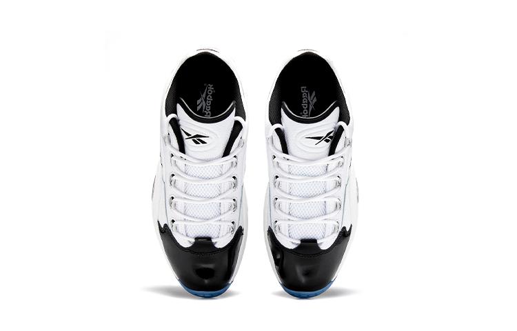 Reebok Question Low 'Patent Black Toe' GW8863