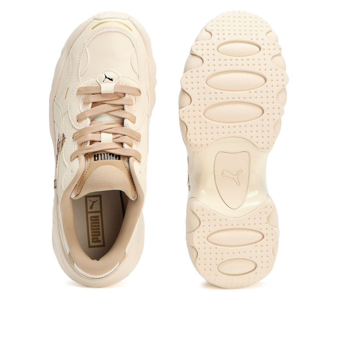 (WMNS) PUMA Pulsar Wedge 'Beige' 396633-02