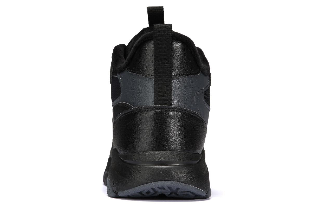 Li-Ning Lifestyle High Top Shoes 'Black Velour' AGLS209-3