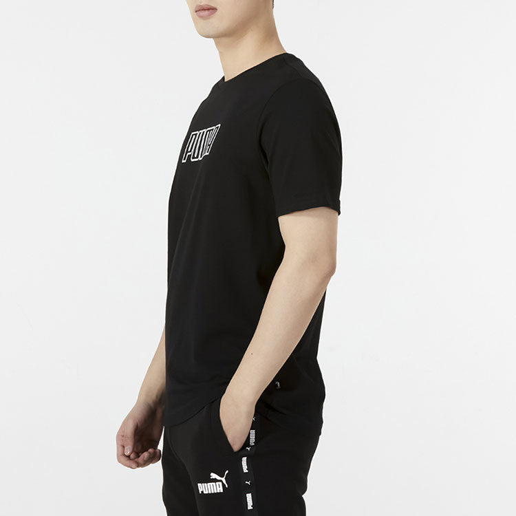 PUMA Essentials Logo T-shirt 'Black' 671602-01