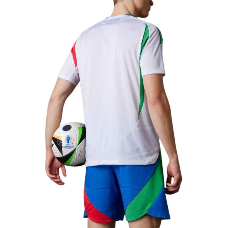 adidas Italy 24 Authentic Away Jersey Asia Sizing 'White' IN0659