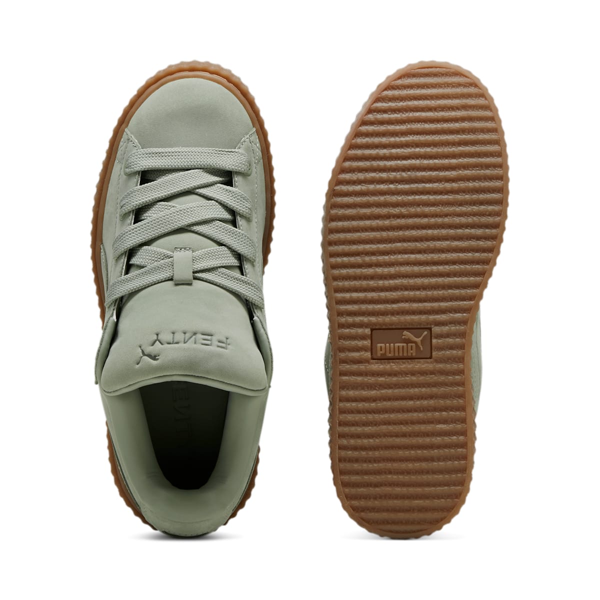 (WMNS) PUMA x Fenty Creeper Phatty 'Earth Tone Pack - Green Fog' 399865-02