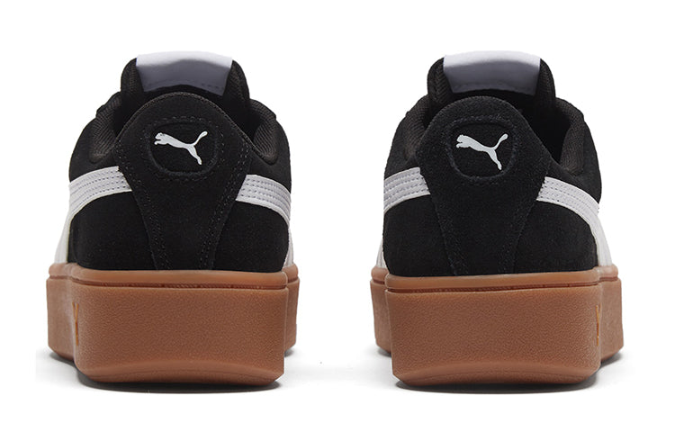 (WMNS) PUMA Vikky Stacked Black/Brown 369144-17
