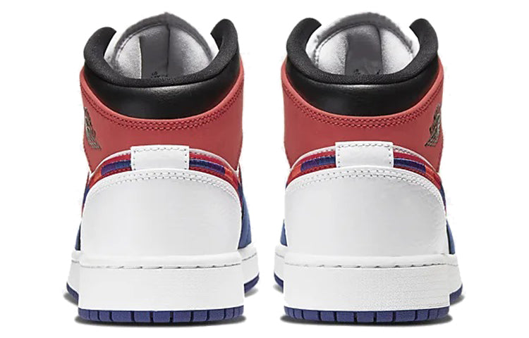 (GS) Air Jordan 1 MID SE 'Multicolored Swoosh' BQ6931-146